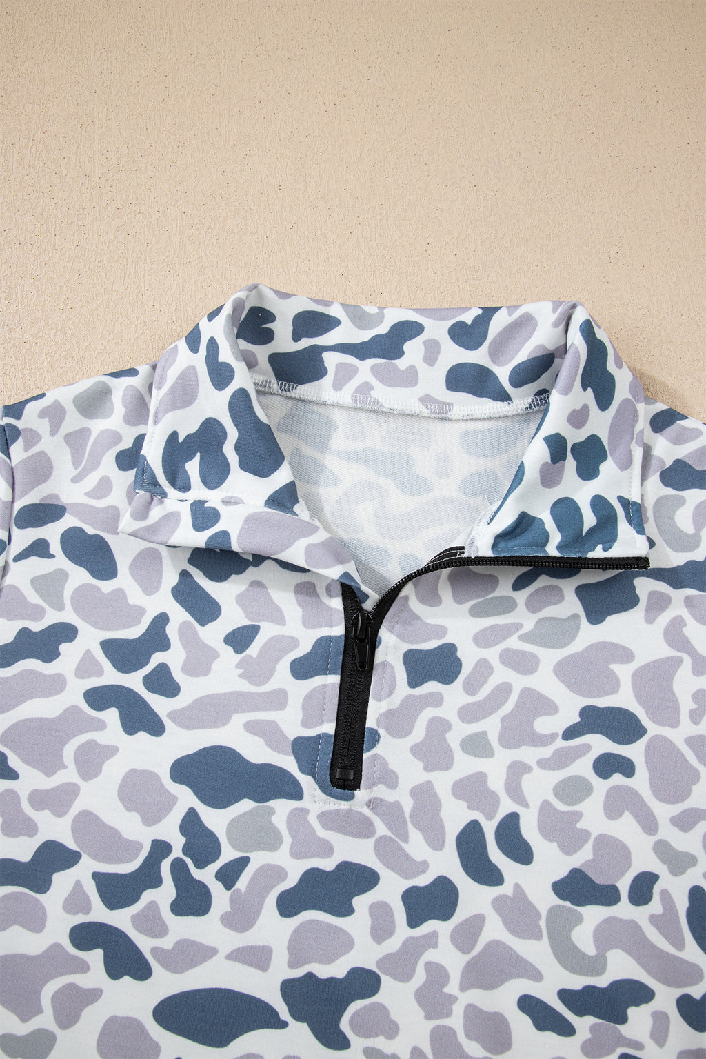 🌊 Riptide Camo Quarter-Zip Pullover🍃