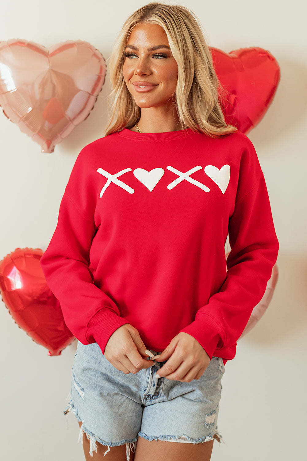 ❤️Crimson Kiss XOXO Sweatshirt💋