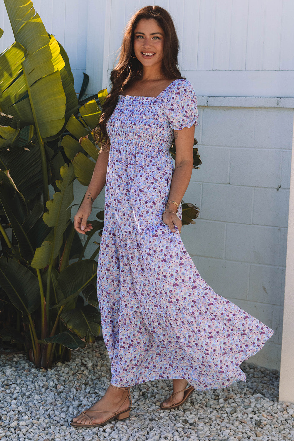 🌸 Wildflower Waves Maxi Dress🦋