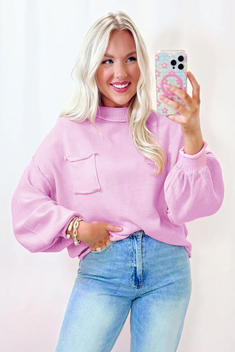 🐚Seashell Blush Sweater💖