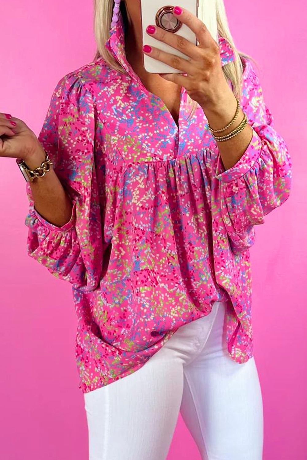 🪸The Coral Glow Blouse💖
