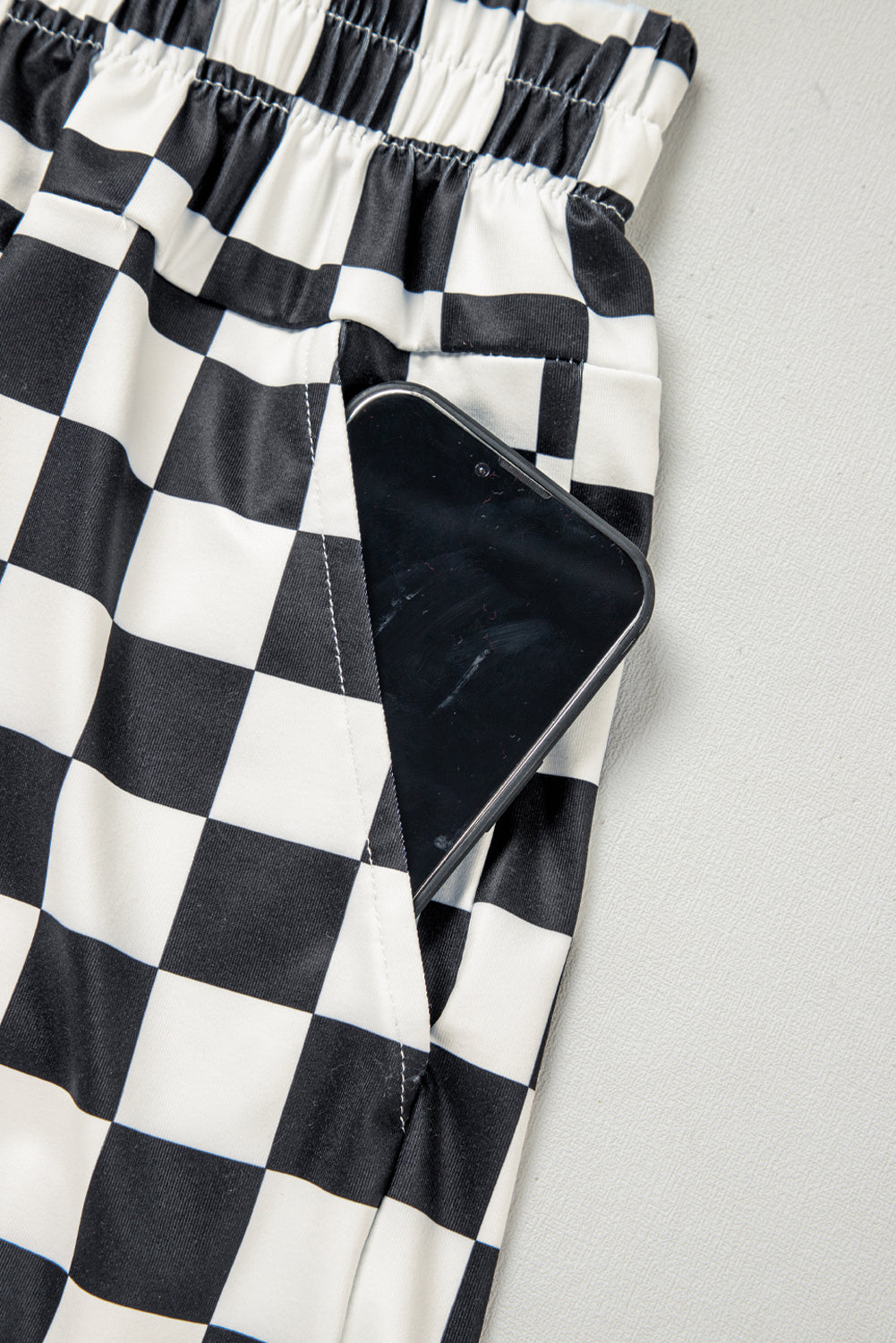 🖤The Salt + Check Shorts🐚
