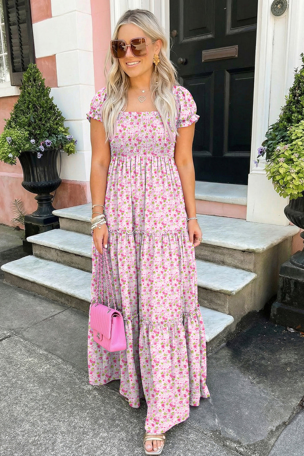 🌸 Wildflower Waves Maxi Dress🦋