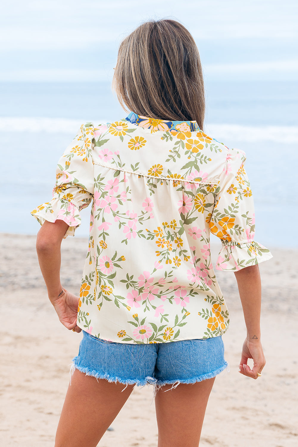 🌸 Wildflower Waves Blouse🌊