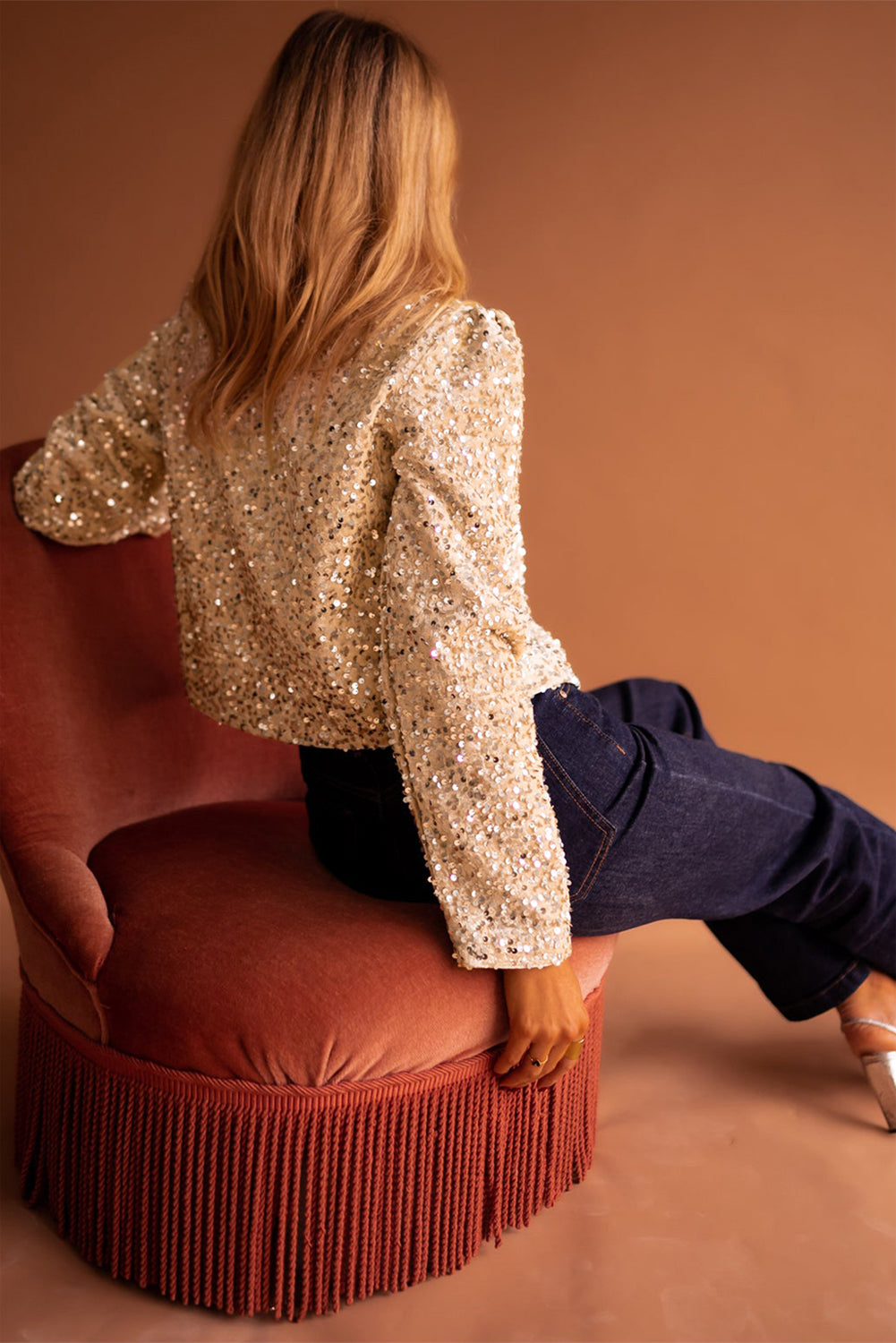 💛Golden Tide Sequin Jacket🌅