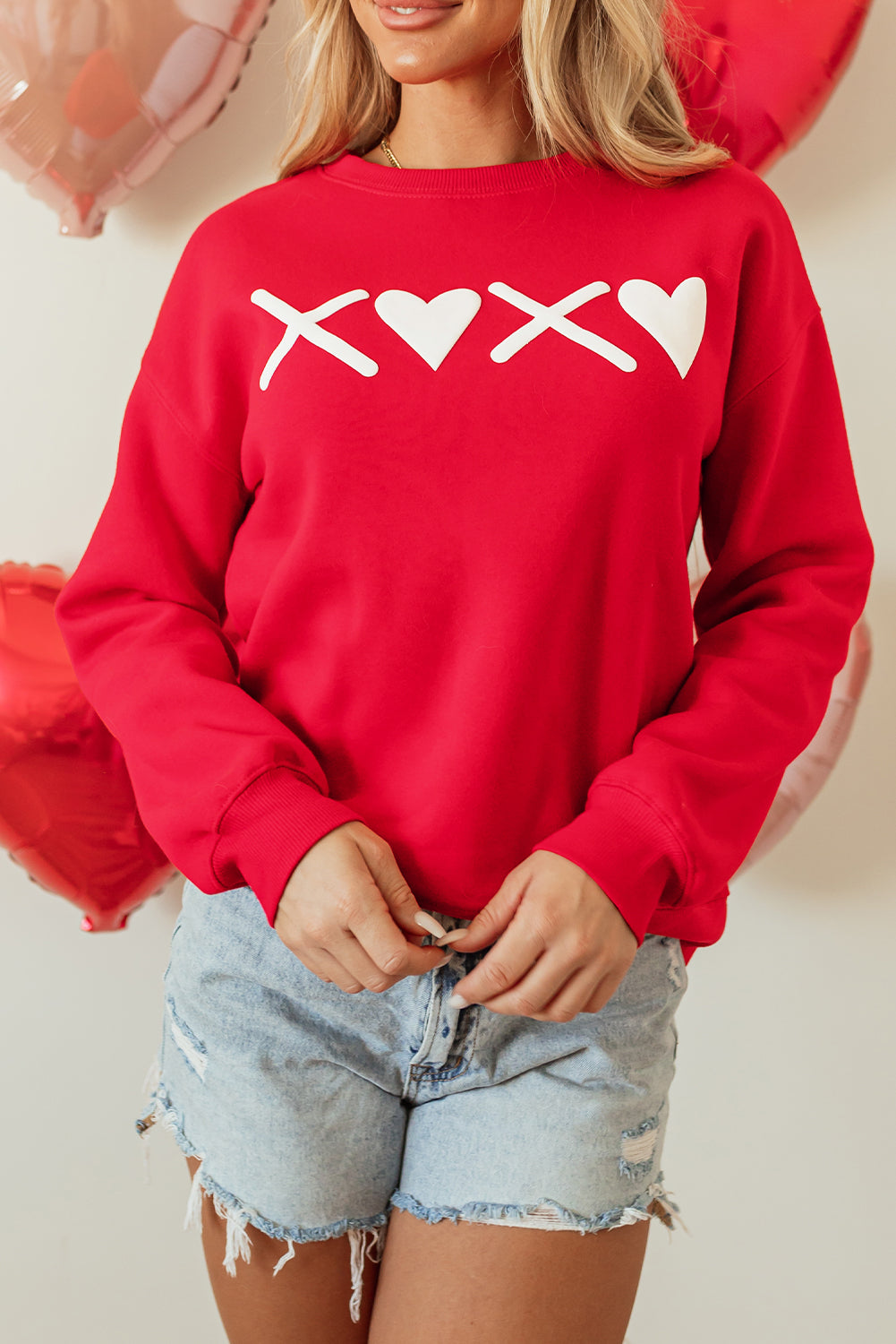 ❤️Crimson Kiss XOXO Sweatshirt💋
