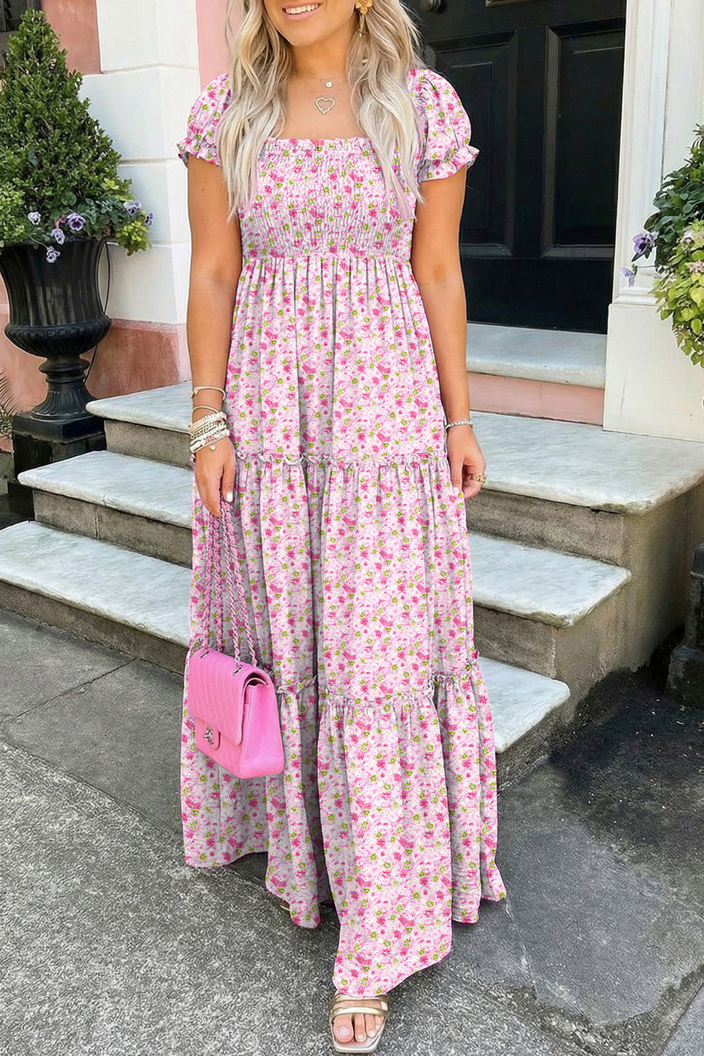 🌸 Wildflower Waves Maxi Dress🦋