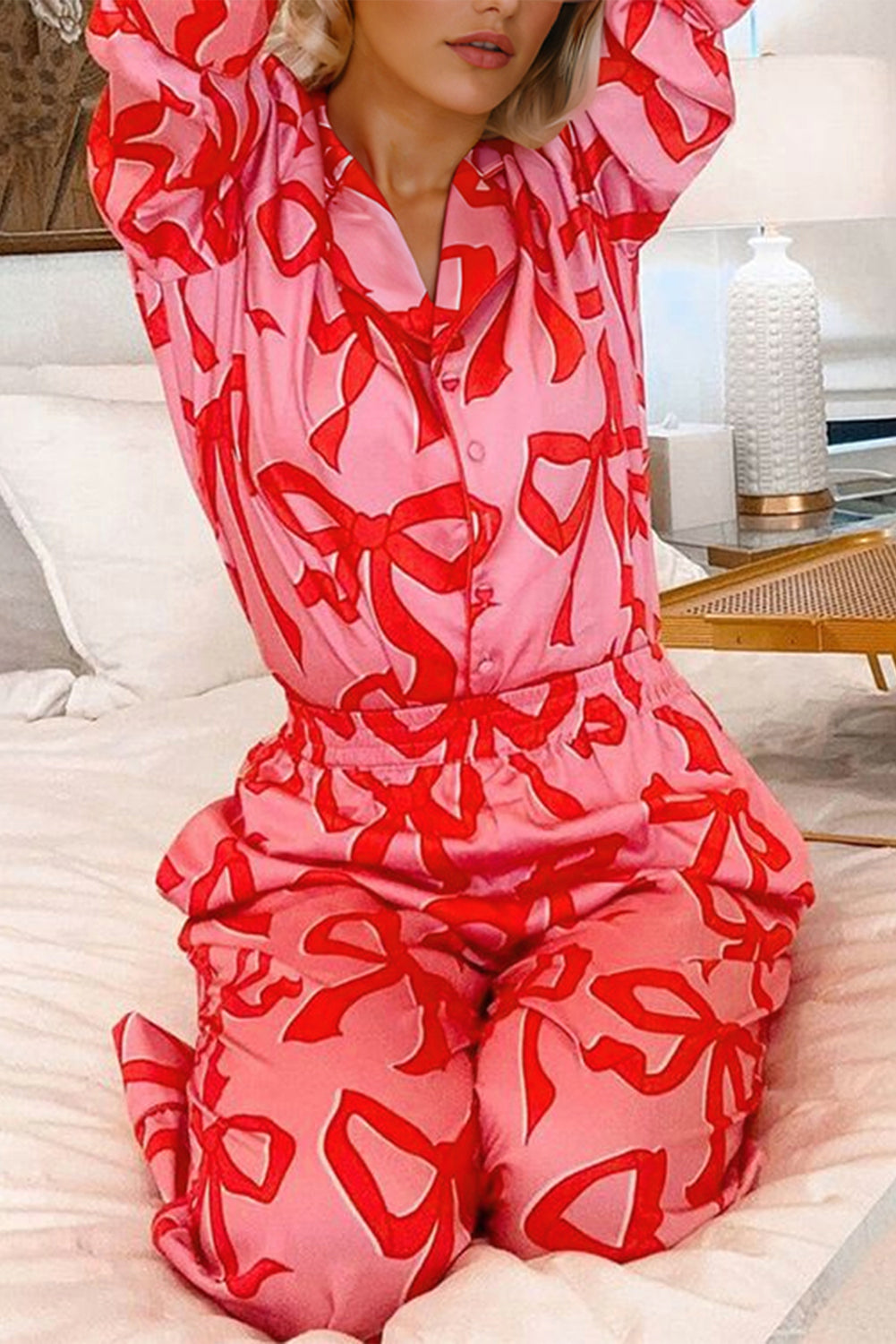 💗 Pink Siren Bow Slumber Set 🎀