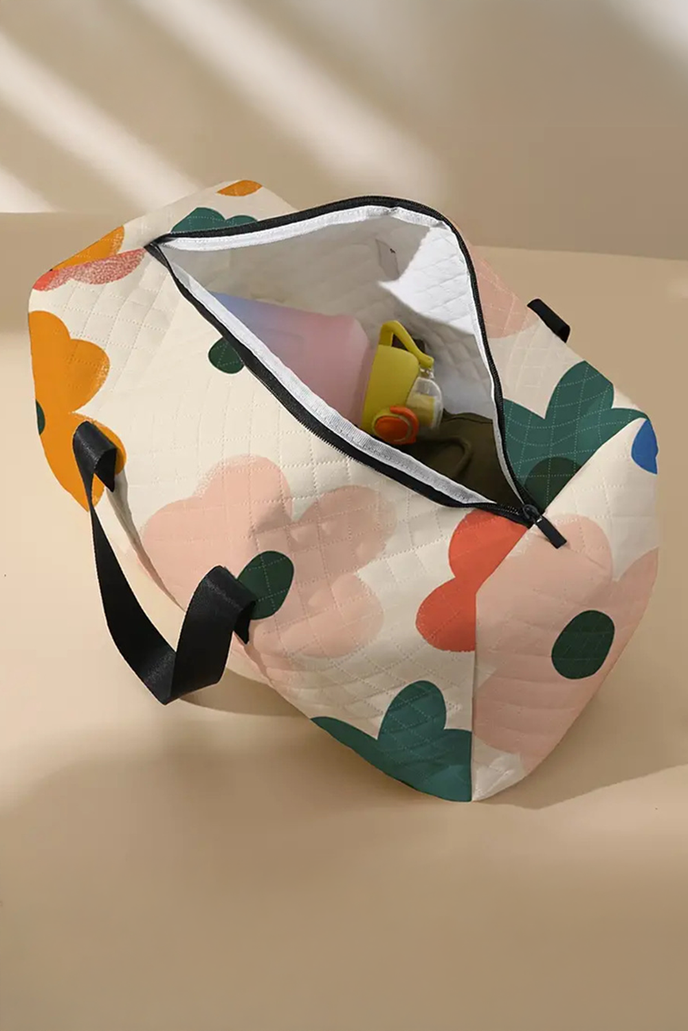 🌸 Sea Bloom Quilted Duffel🌊