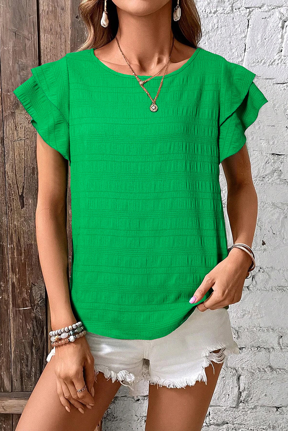 💚The Emerald Tide Blouse🌊