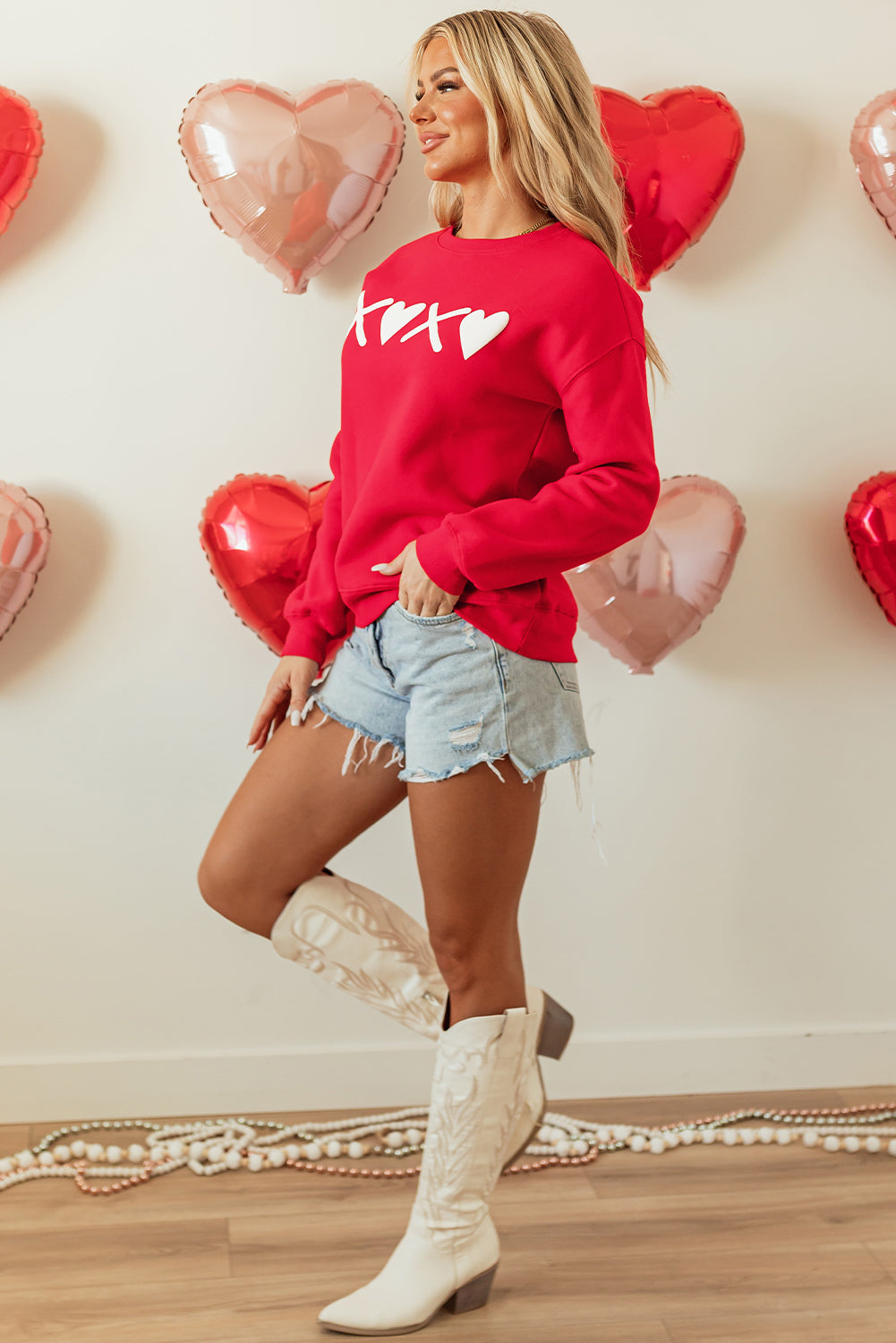 ❤️Crimson Kiss XOXO Sweatshirt💋