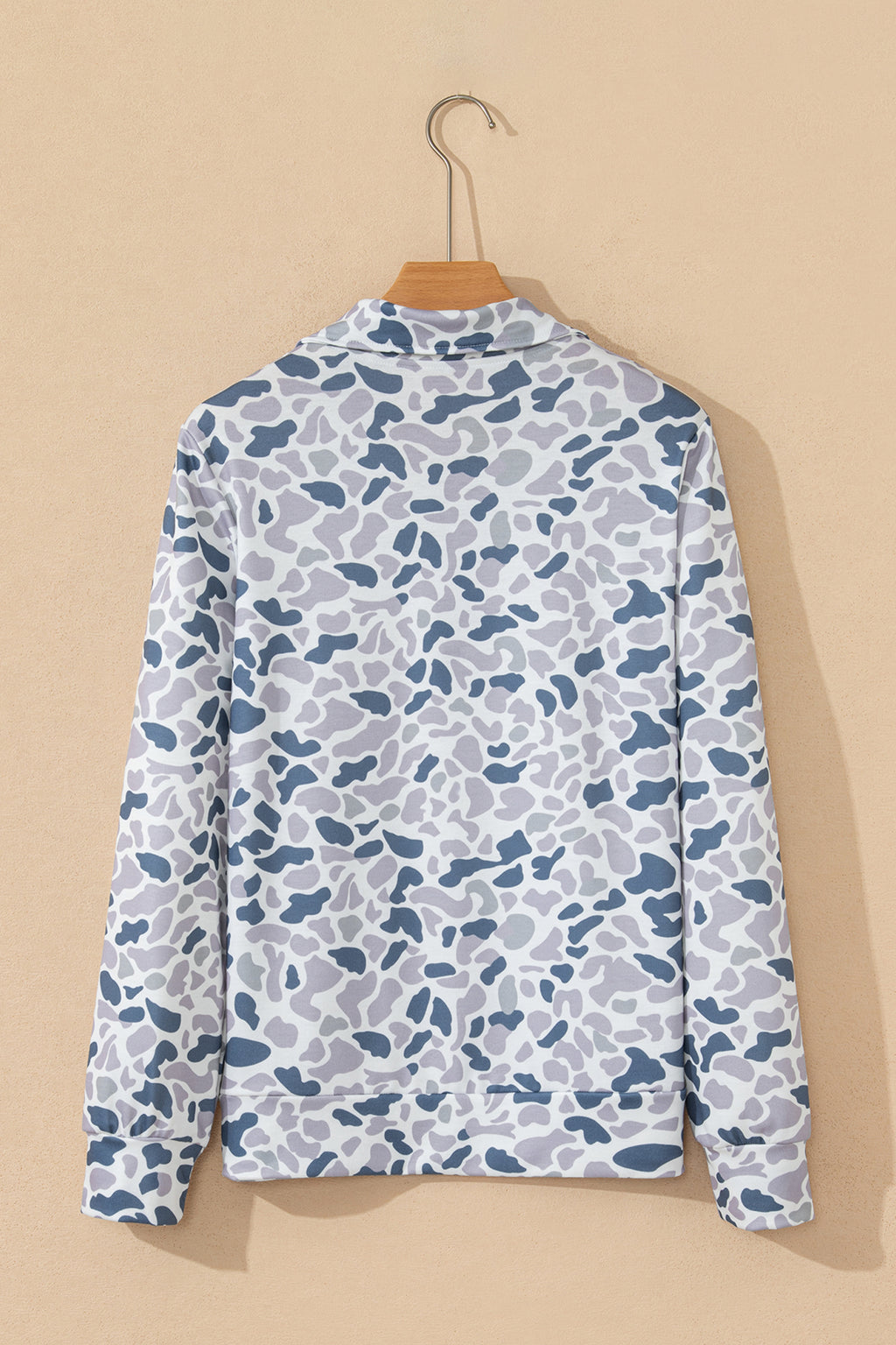 🌊 Riptide Camo Quarter-Zip Pullover🍃