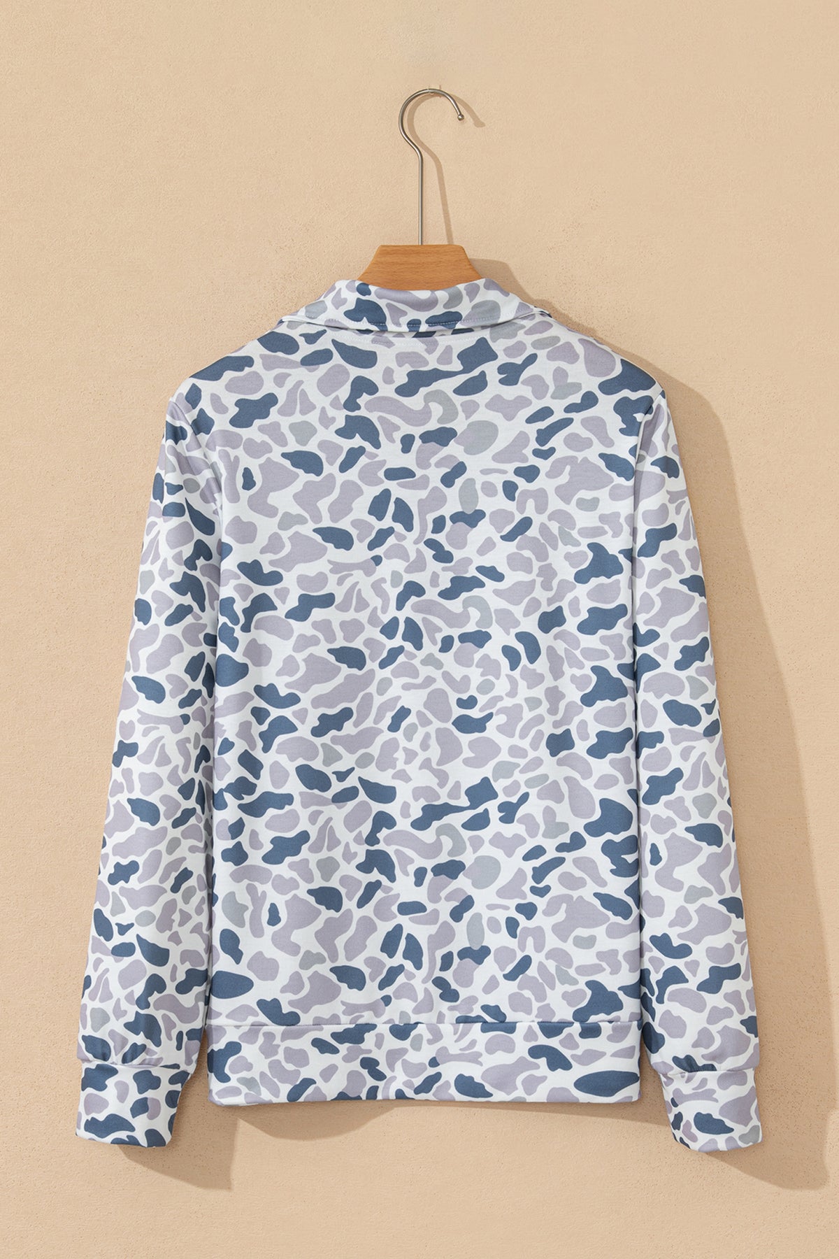 🌊 Riptide Camo Quarter-Zip Pullover🍃