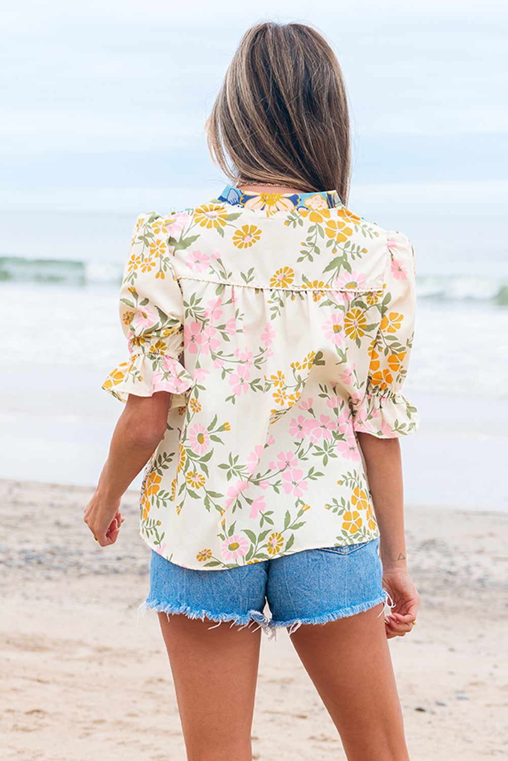 🌸 Wildflower Waves Blouse🌊
