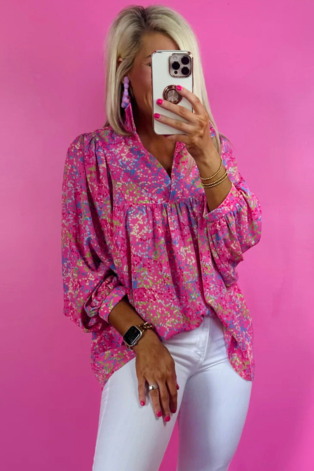 🪸The Coral Glow Blouse💖